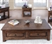 Annabel 2 Piece Occasional Table Set in Walnut by Furniture of America - FOA-CM4613-2PK