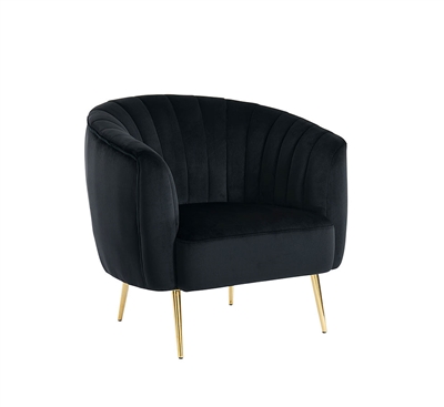 Dionne Chair in Black by Furniture of America - FOA-CM5100BK-CH