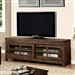 Hopkins 72 Inch TV Console in Wire Brushed Dark Walnut Finish by Furniture of America - FOA-CM5233-TV