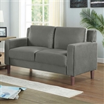 Brandi Love Seat in Gray by Furniture of America - FOA-CM6064GY-LV