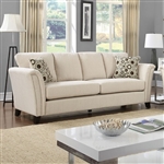 Campbell Love Seat in Ivory by Furniture of America - FOA-CM6095IV-LV