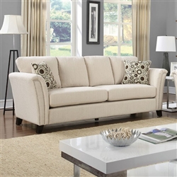 Campbell Love Seat in Ivory by Furniture of America - FOA-CM6095IV-LV