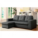 Denton Sectional in Gray by Furniture of America - FOA-CM6149GY