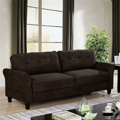 Alissa Sofa in Brown by Furniture of America - FOA-CM6213BR-SF