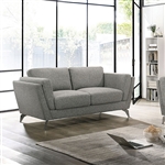 Adelene Love Seat in Gray by Furniture of America - FOA-CM6214-LV