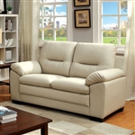 Parma Love Seat in Ivory by Furniture of America - FOA-CM6324IV-LV