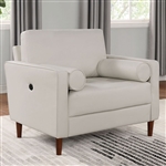 Horgen Chair in Off-White by Furniture of America - FOA-CM6452WH-CH