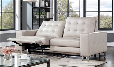 Abberton Power Love Seat in Taupe Finish by Furniture of America - FOA-CM6735BG-PM-LV