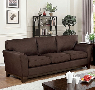Caldicot Sofa in Brown by Furniture of America - FOA-CM6954BR-SF