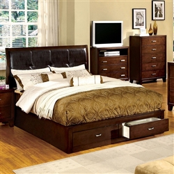 Enrico III Bed by Furniture of America - FOA-CM7066-B