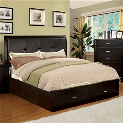 Enrico III Bed by Furniture of America - FOA-CM7066EX-B