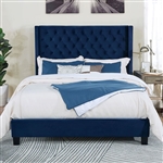 Ryleigh Bed in Navy Finish by Furniture of America - FOA-CM7141NV-B