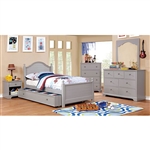 Diane 4 Piece Youth Bedroom Set by Furniture of America - FOA-CM7158GY