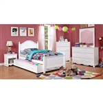 Dani 4 Piece Youth Bedroom Set by Furniture of America - FOA-CM7159WH