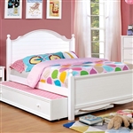 Dani Twin Bed by Furniture of America - FOA-CM7159WH-B