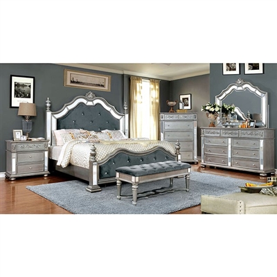 Azha 6 Piece Bedroom Set by Furniture of America - FOA-CM7194