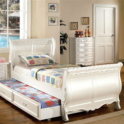 Alexandra Twin Bed by Furniture of America - FOA-CM7226-B