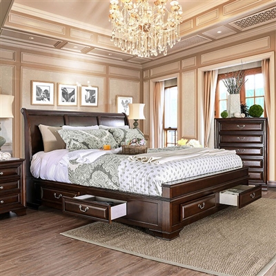Brandt Bed by Furniture of America - FOA-CM7302CH-B