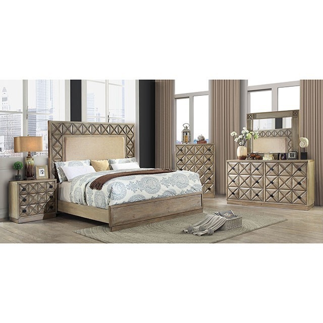 Markos 6 Piece Bedroom Set by Furniture of America - FOA-CM7393