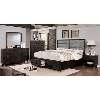 Bryony 6 Piece Bedroom Set by Furniture of America - FOA-CM7511DR