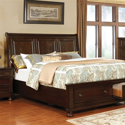 Castor Bed by Furniture of America - FOA-CM7590CH-B