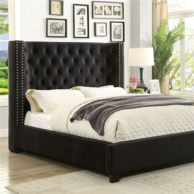 Cierra 6 Piece Bedroom Set by Furniture of America - FOA-CM7679BK