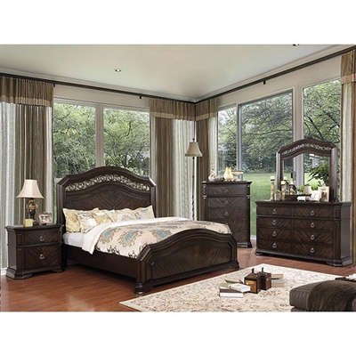 Calliope 6 Piece Bedroom Set by Furniture of America - FOA-CM7751