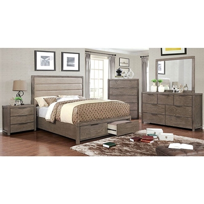 Ariella 6 Piece Bedroom Set by Furniture of America - FOA-CM7862DR
