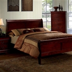 Louis Philippe III Bed by Furniture of America - FOA-CM7866CH-B