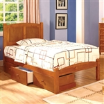 Cara Bed by Furniture of America - FOA-CM7903OAK-B