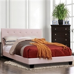 Velen Bed in Blush Pink Finish by Furniture of America - FOA-CM7949PK-B