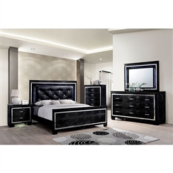 Bellanova 6 Piece Bedroom Set by Furniture of America - FOA-CM7979BK