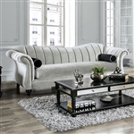 Marvin Sofa in Pewter by Furniture of America - FOA-SM2227-SF