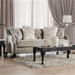 Ezrin Sofa in Light Brown by Furniture of America - FOA-SM2668-SF