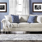 Giovanni Sofa in Ivory by Furniture of America - FOA-SM2672-SF