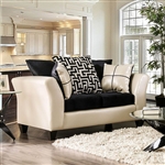 Kaelyn Love Seat in Ivory by Furniture of America - FOA-SM4070-LV