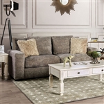Crane Sofa in Brown by Furniture of America - FOA-SM5154-SF