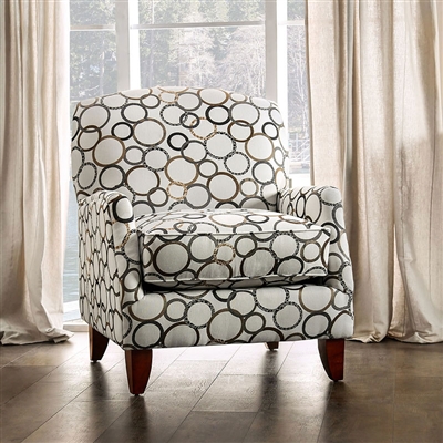Bromley Chair in Circle Multi Finish by Furniture of America - FOA-SM5244-CH-FL