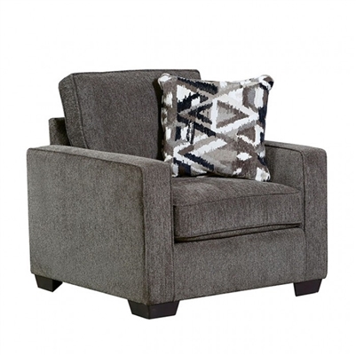 Brentwood Chair in Gray by Furniture of America - FOA-SM5405-CH