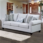 Aberporth Sofa in Gray by Furniture of America - FOA-SM5406-SF