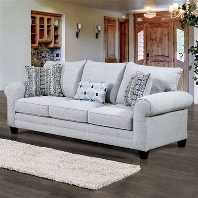 Aberporth Sofa in Gray by Furniture of America - FOA-SM5406-SF