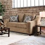 Sullivan Love Seat in Mocha by Furniture of America - FOA-SM6132-LV