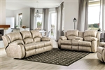 Elton 2 Piece Power Sofa Set in Gray by Furniture of America - FOA-SM7804