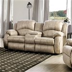 Elton Power Love Seat in Light Gray by Furniture of America - FOA-SM7804-LV