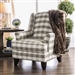 Christine Chair in Light Gray by Furniture of America - FOA-SM8280-CH