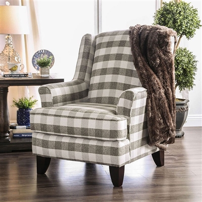Christine Chair in Light Gray by Furniture of America - FOA-SM8280-CH