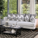 Blaenavon Sofa in Silver by Furniture of America - FOA-SM8826-SF