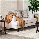 Blaenavon Love Seat in Beige by Furniture of America - FOA-SM8827-LV