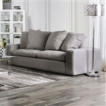 Acamar Love Seat in Gray by Furniture of America - FOA-SM9104-LV