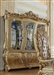 Versailles China Cabinet in Metallic Antique Gold Finish by Homey Design - HD-1801-CB